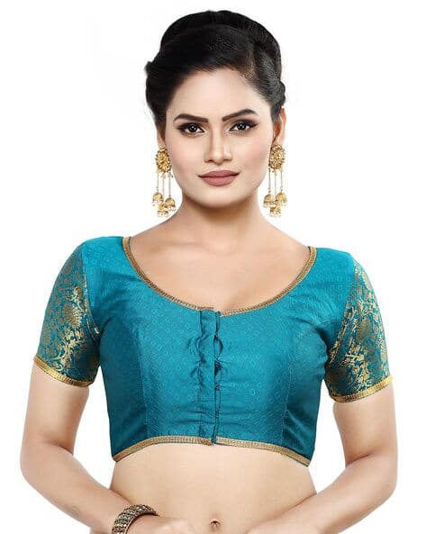Buy Rama Green Blouses for Women by Madhu Fashion Online - Main Image