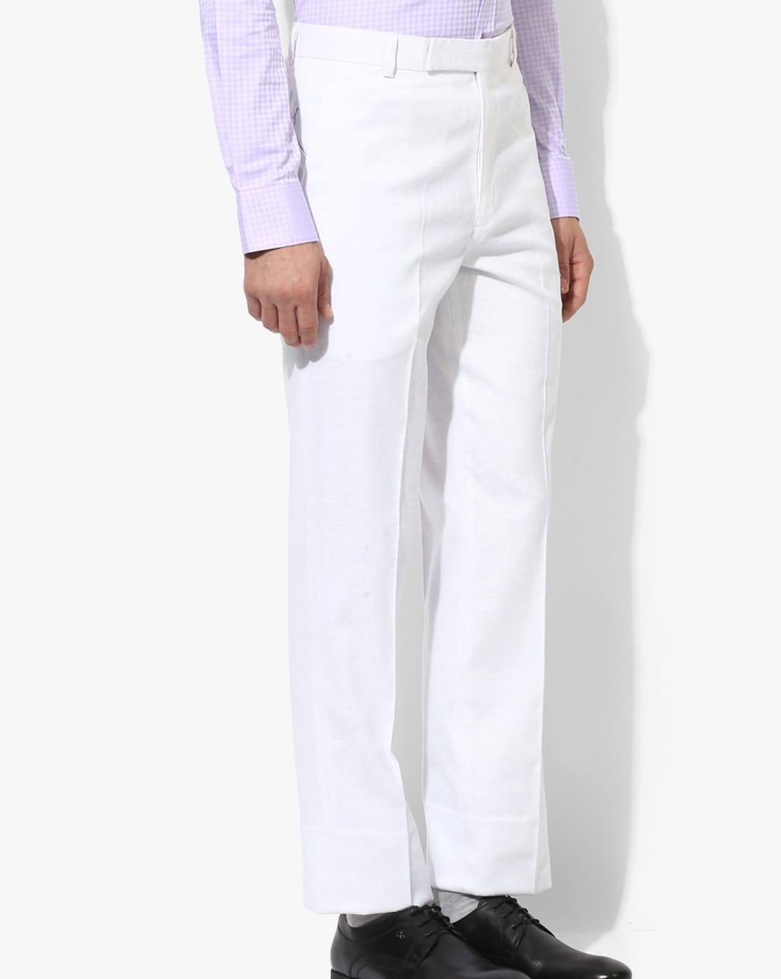 Bojoni Fremont Slim Fit White Pants | BOJONI