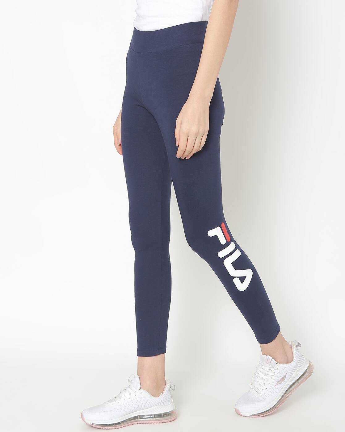 Navy Blue Leggings for Women by FILA 