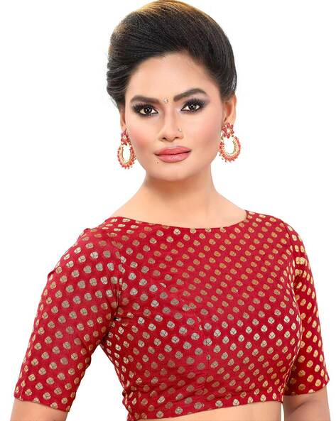 Buy Maroon Blouses for Women by Madhu ...