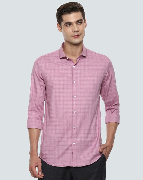 Buy Pink Shirts for Men by LOUIS PHILIPPE Online