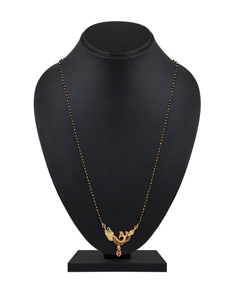 Peacock sales mangalsutra design