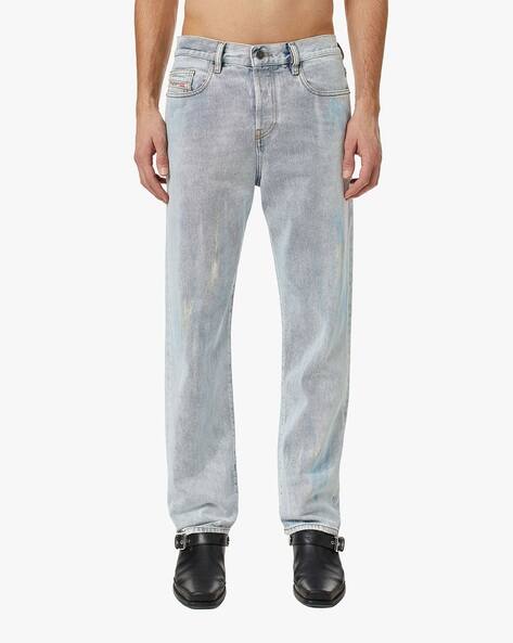 Buy DIESEL 2020 D-VIKER Straight Fit Regular Waist Washed Non