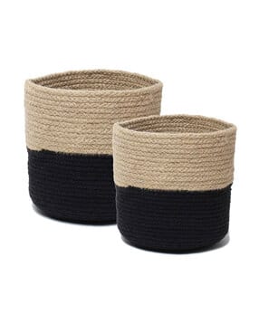 habere india Set of 2 Handmade Jute Basket-picture-39