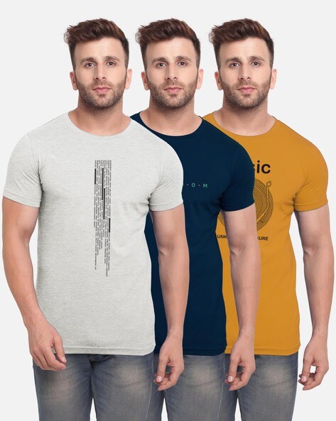 mens printed t shirt combo offer