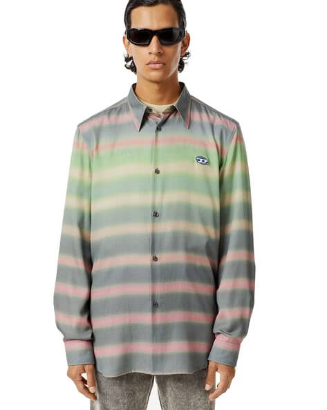 DIESEL ディーゼル　22ss S-TUCKER STRIPE SHIRT DIESEL ディーゼル 22ss S-TUCKER STRIPE SHIRT - メルカリ