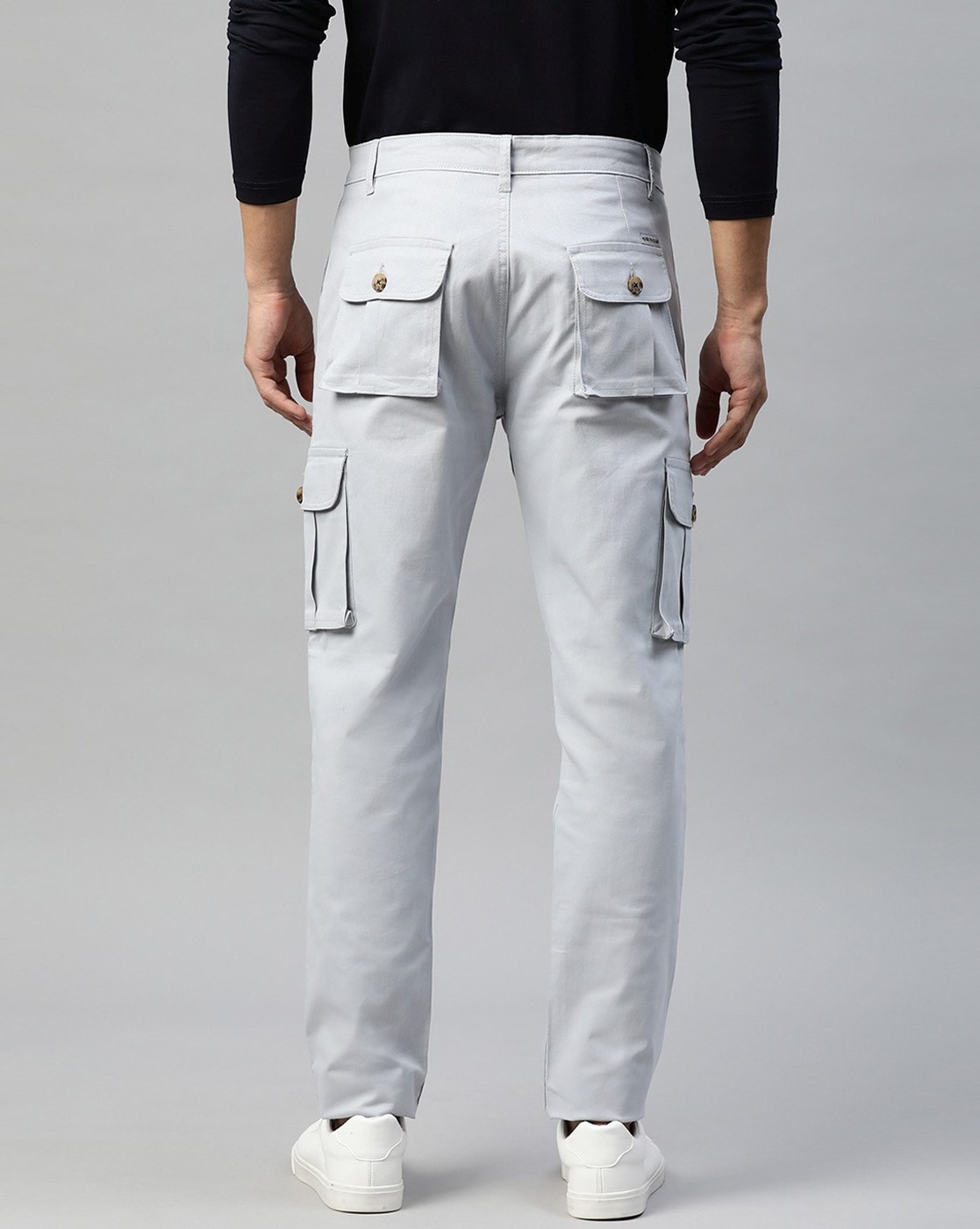 Men's Baggy Fit Cargo Jeans | Boohoo UK