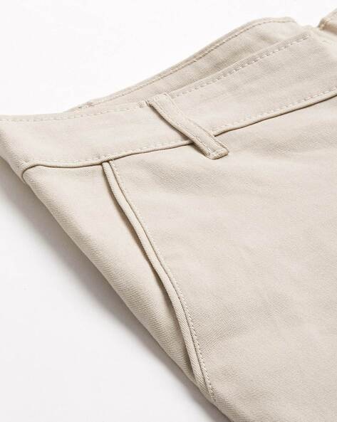 Buy Cream Trousers & Pants for Men by Hubberholme Online