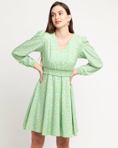Zink London Printed A-line Dress