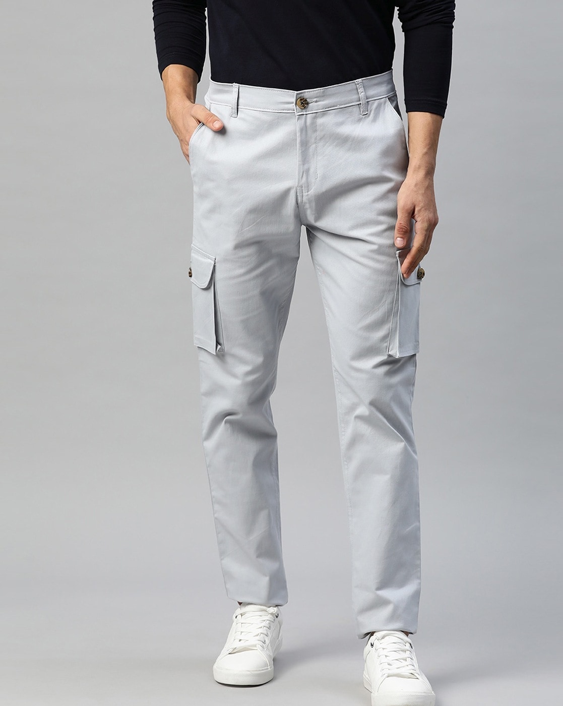 Blended Chino Cargo Pants for Men and Women