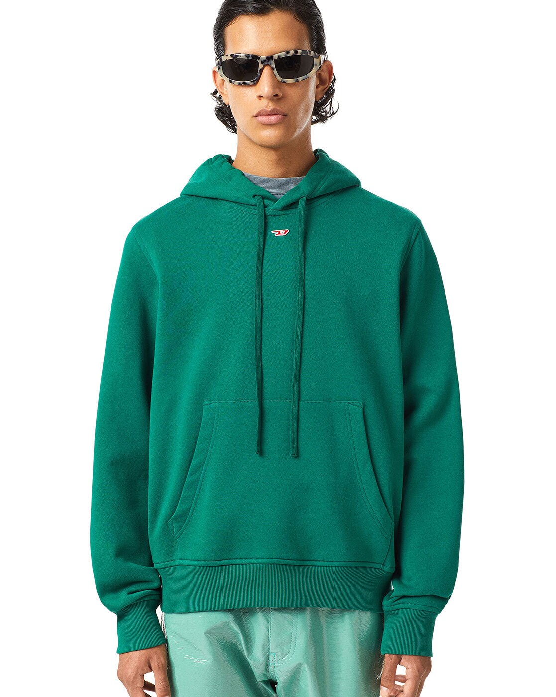 Diesel green sweatshirt best sale