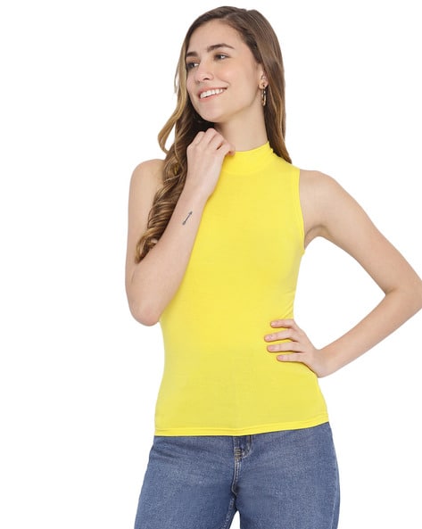 Buy Yellow Tshirts for Women by LA INTIMO Online