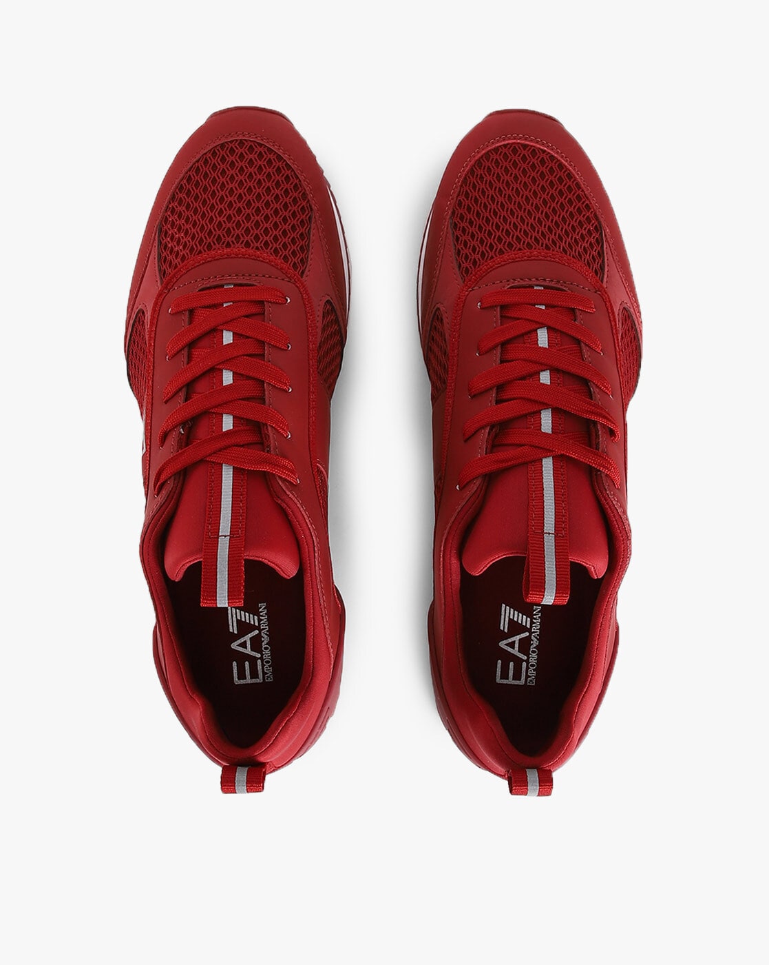 Armani red shoes best sale