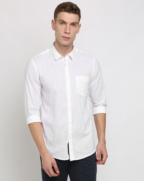 crocodile white shirt