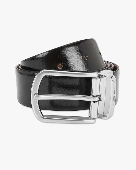 Logo Buckle Sami Formal Leather Belt