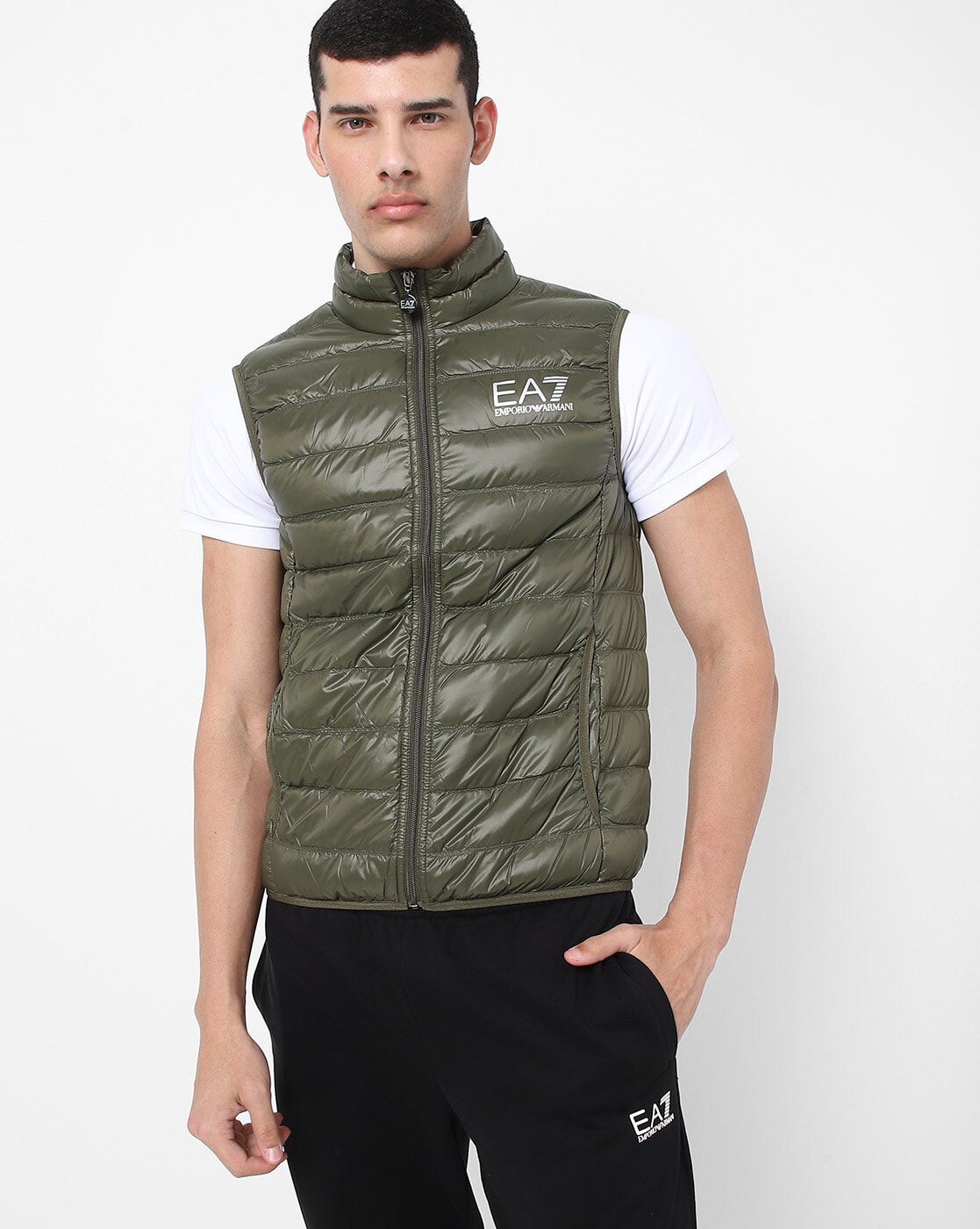 Buy Green Jackets & Coats for Men by EA7 Emporio Armani Online 