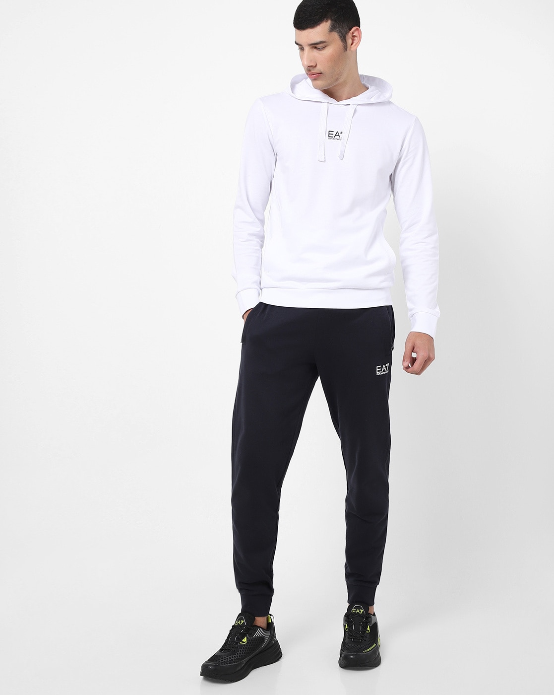 Armani tracksuit clearance white