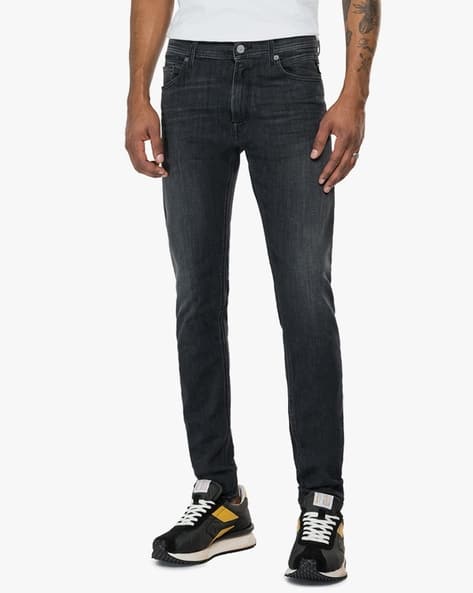 JONDRILL Skinny Fit Classic Dark Wash Jeans