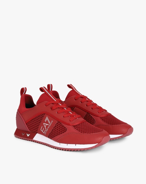vuilnis Wanneer mouw Buy Red Sneakers for Men by EA7 Emporio Armani Online | Ajio.com