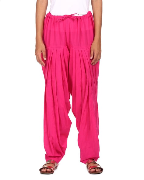 Pleated Drawstring Patiala Pants Price in India