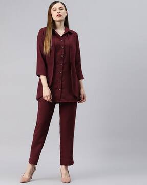 Buy Rust Suit Sets for Women by 