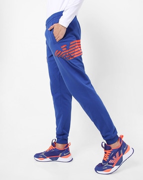 Buy Blue Track Pants for Men by EA7 Emporio Armani Online Ajio