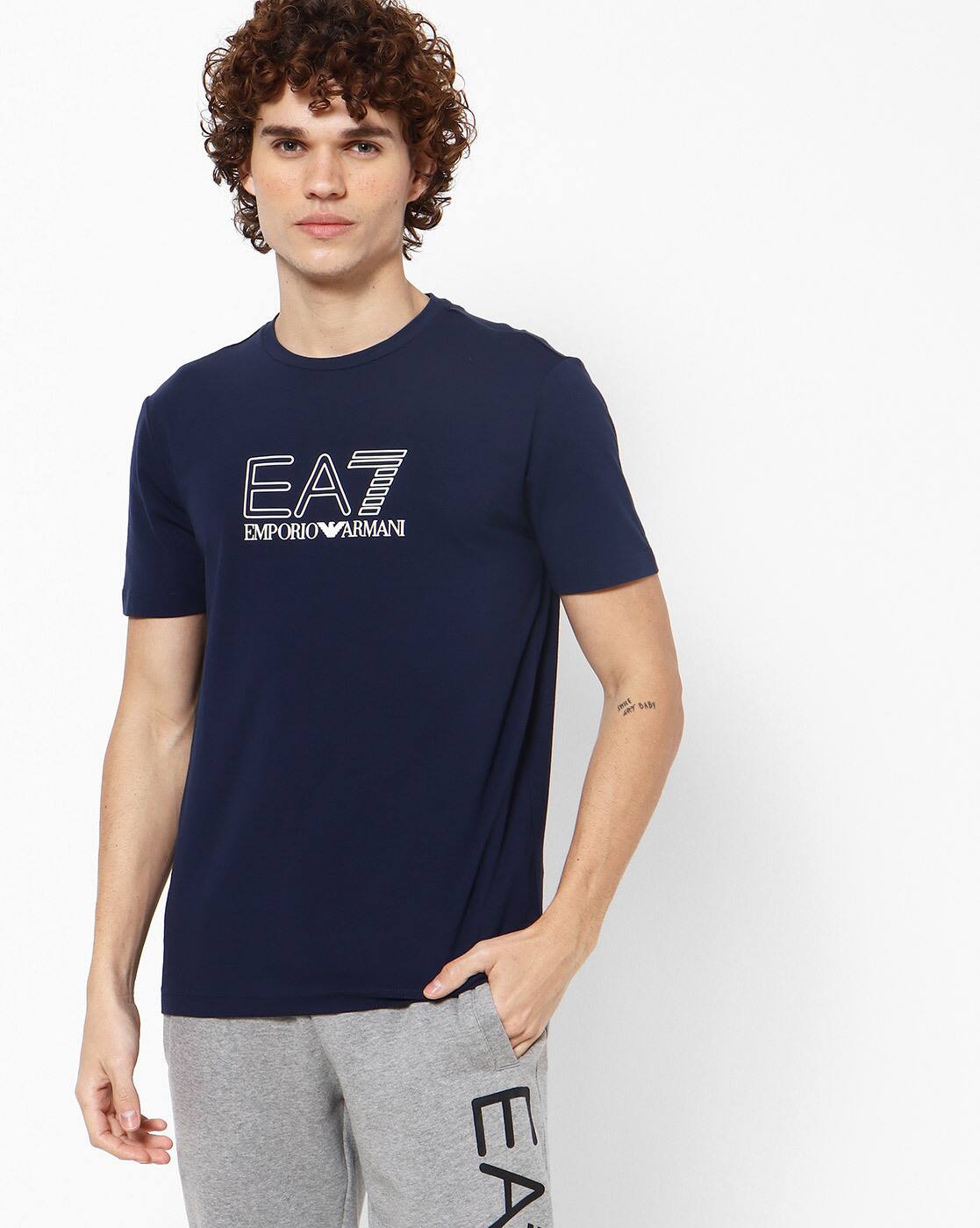 ea7 navy t shirt