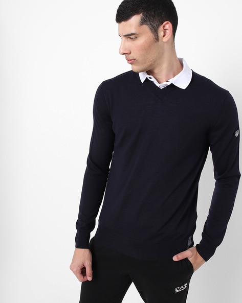 Ea7 navy clearance jumper