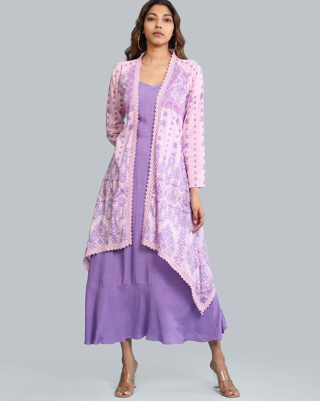 Lavender dress hotsell with jacket