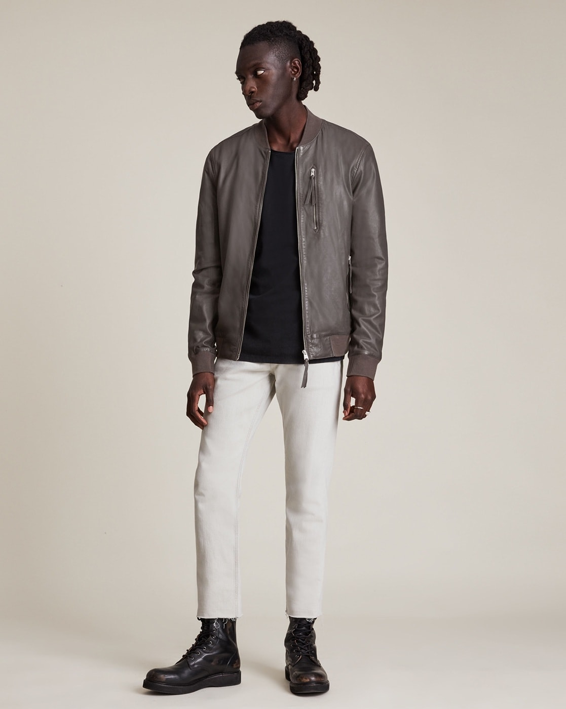 Kino deals leather bomber