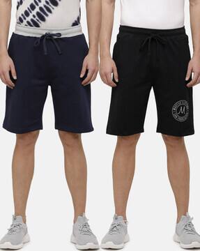 Buy Black Shorts \u0026 3/4ths for Men by 
