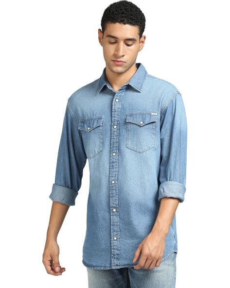 jack and jones denim shirts india