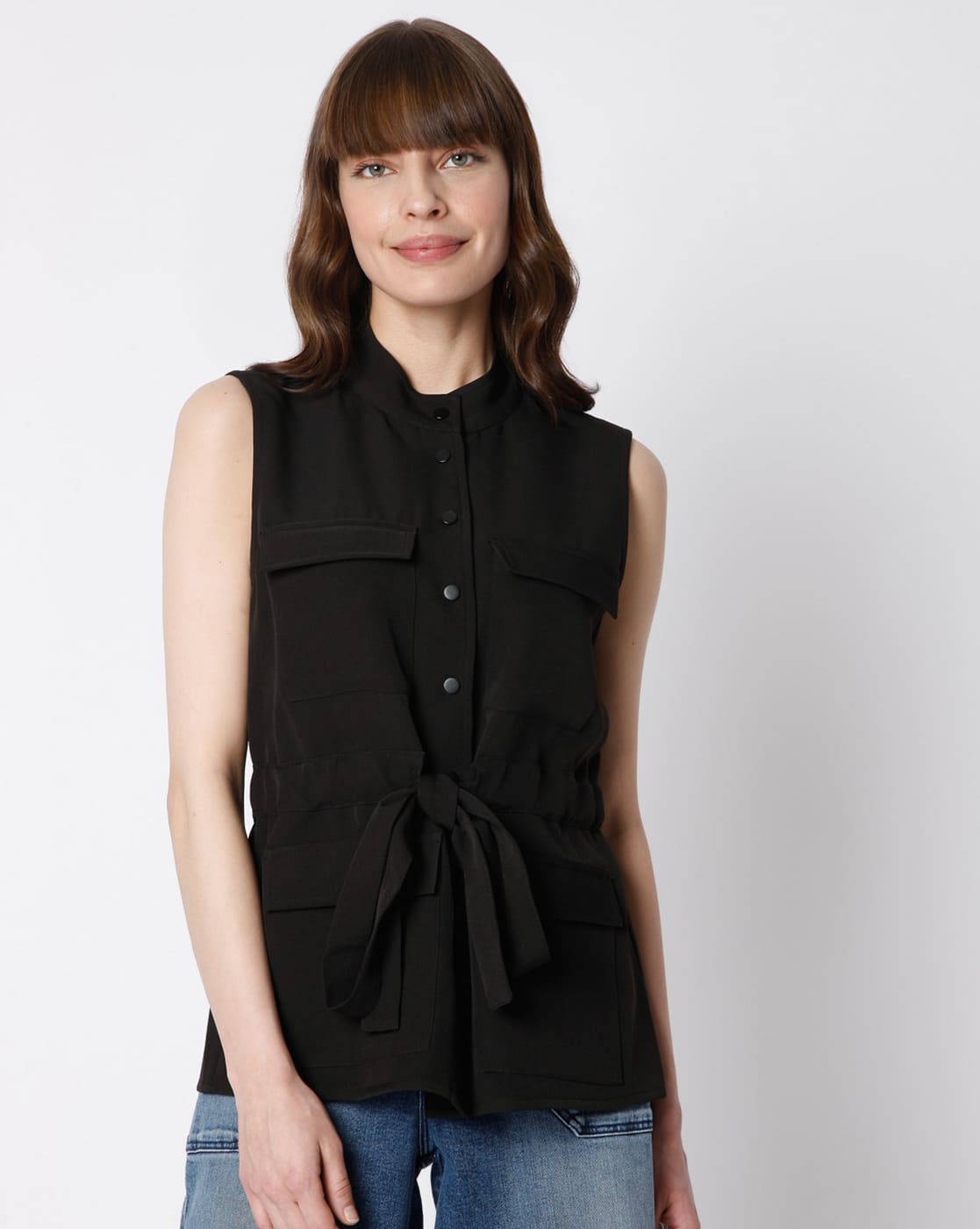 Share more than 84 black sleeveless jacket womens in.thdonghoadian