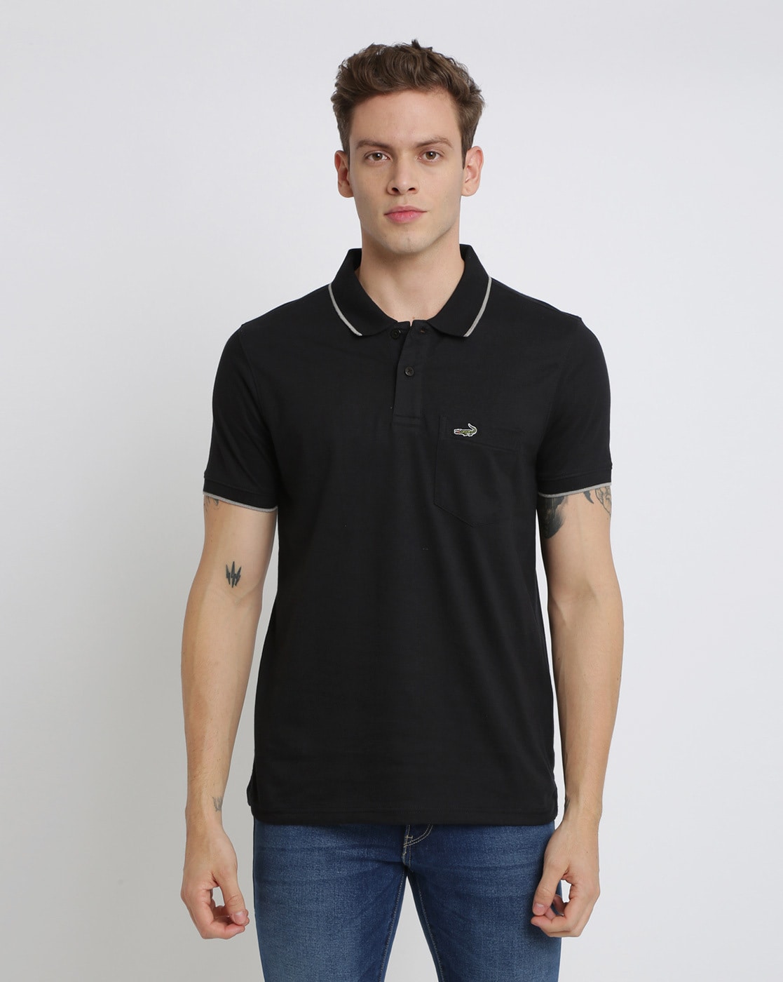 crocodile black t shirt