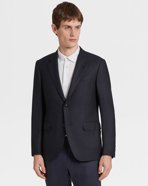 zegna blue blazer