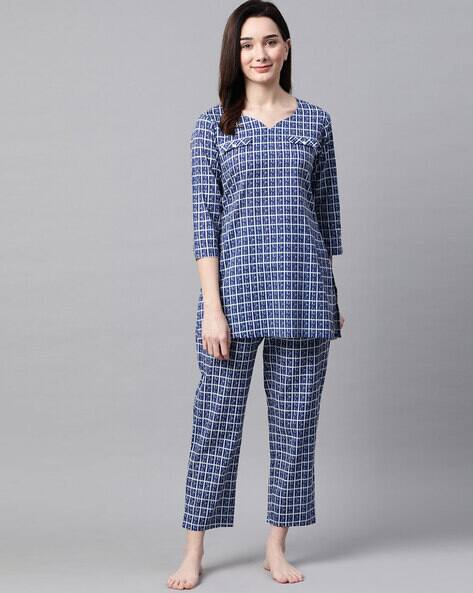 Buy Blue Night\u0026LoungeWearSets for Women 