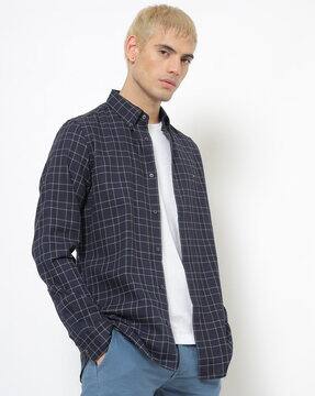 Buy Navy Blue Shirts for Men by TOMMY 