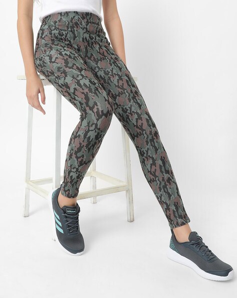 Nina Parker Plus Size Camo-Print Leggings, Created for Macy's - Macy's