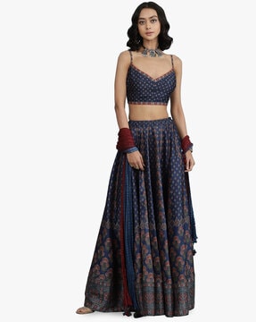 Buy Blue Lehenga Choli Sets for Women by Aarke Ritu Kumar Online