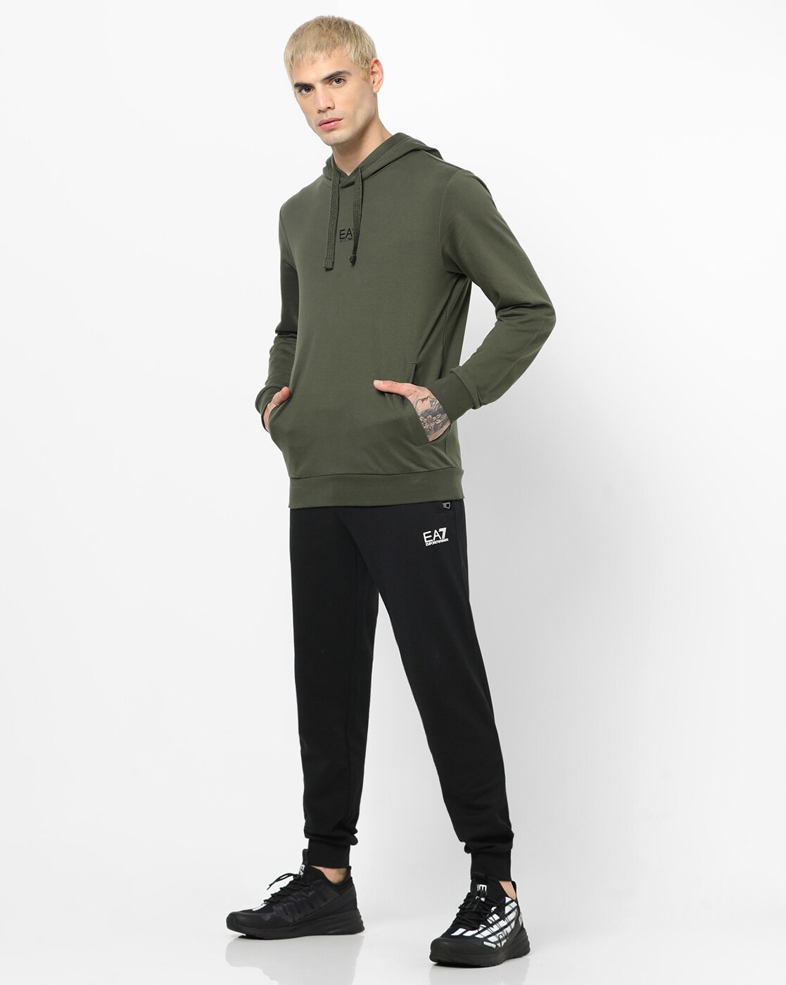 emporio armani ea7 core poly hooded tracksuit