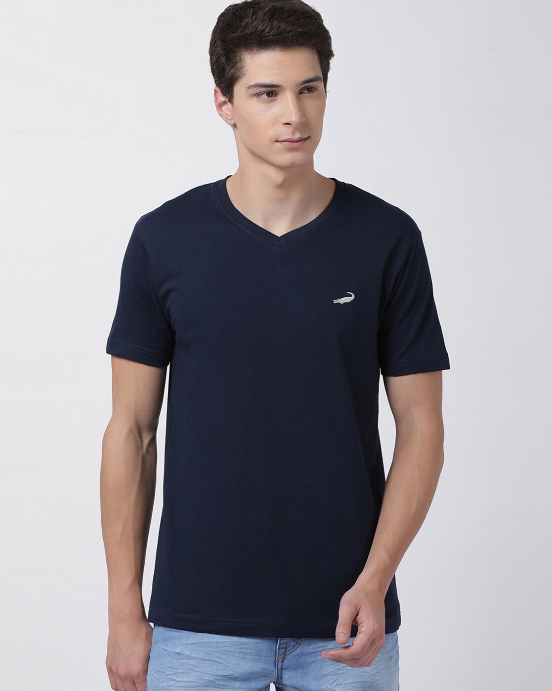 crocodile neck t shirt