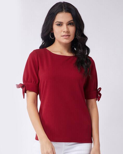 Buy Red Tops for Women by Zima Leto Online | Ajio.com