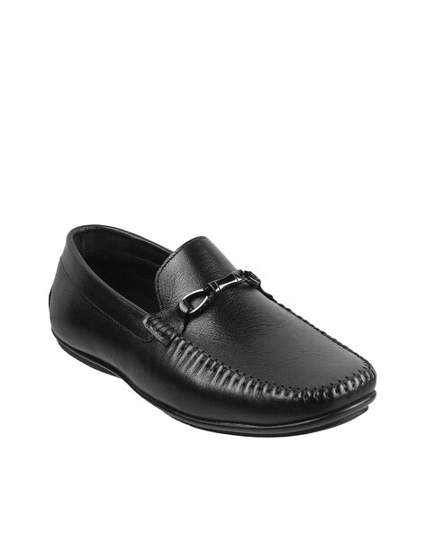 Buy Mochi Men Black Casual Slip Ons Online