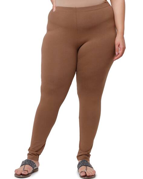 Buy Brown Leggings for Women by DeMoza Online | Ajio.com