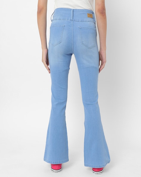 Buy Sky Blue Jeans & Jeggings for Women by Recap Online