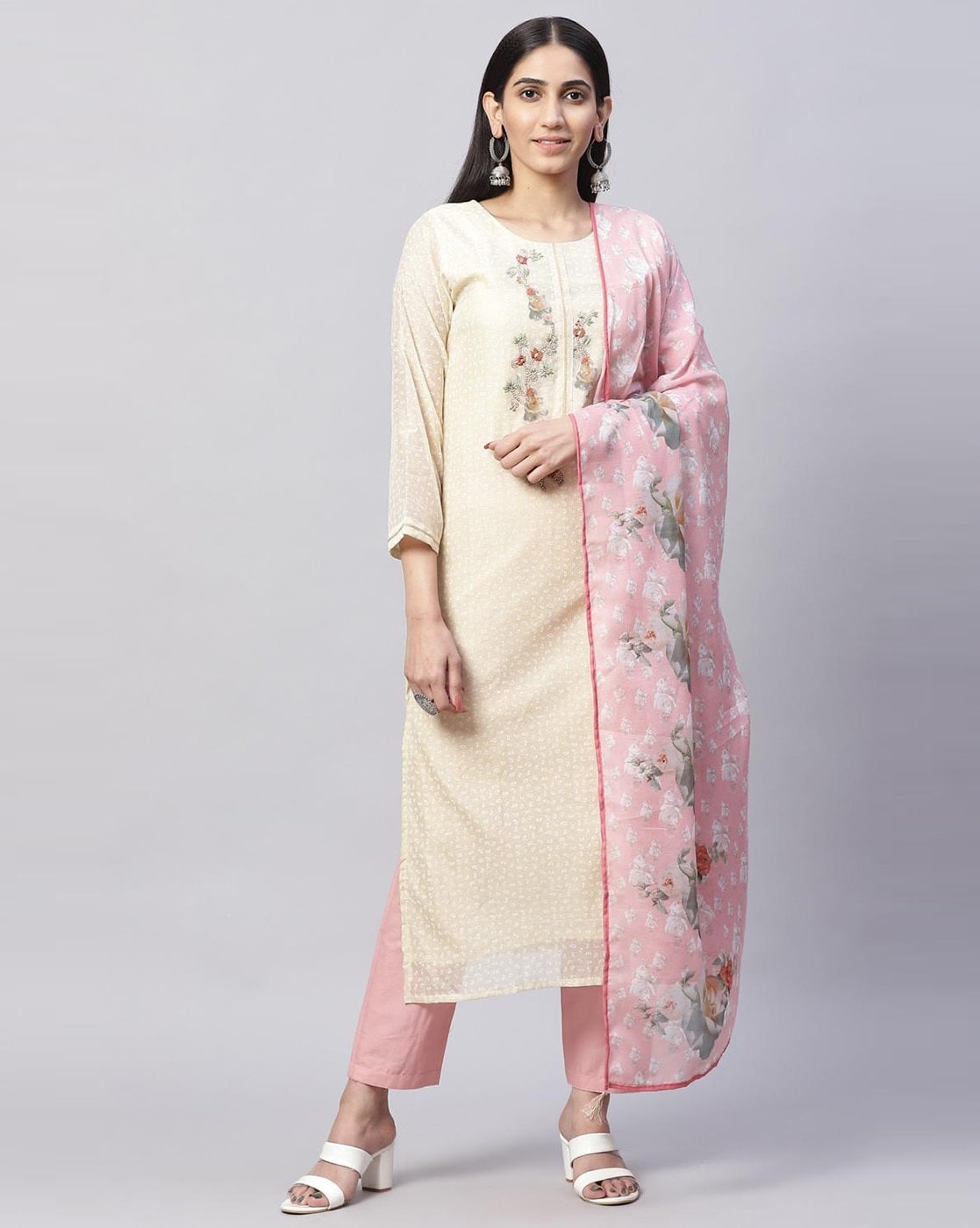 Biba Unstitched Salwar Suits Suit Dupatta Tracksuits Dress Material - Buy Biba  Unstitched Salwar Suits Suit Dupatta Tracksuits Dress Material online in  India