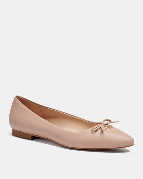 Buy Coach Annabel Leather Ballet Shoes | Beechwood Color Women