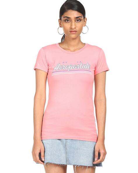 Pink Tshirts for Women by AEROPOSTALE 