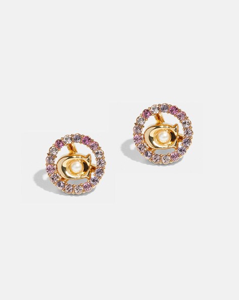 Generation clip earrings, Long, White, Rhodium plated | Swarovski