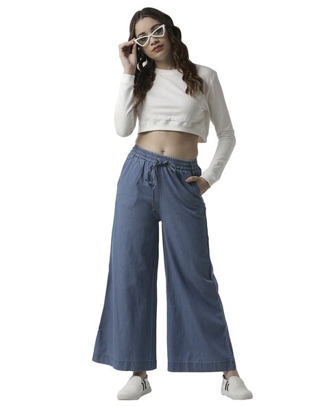 High Waisted Palazzo Pants (Holographic) - 200+ Colors-mncb.edu.vn